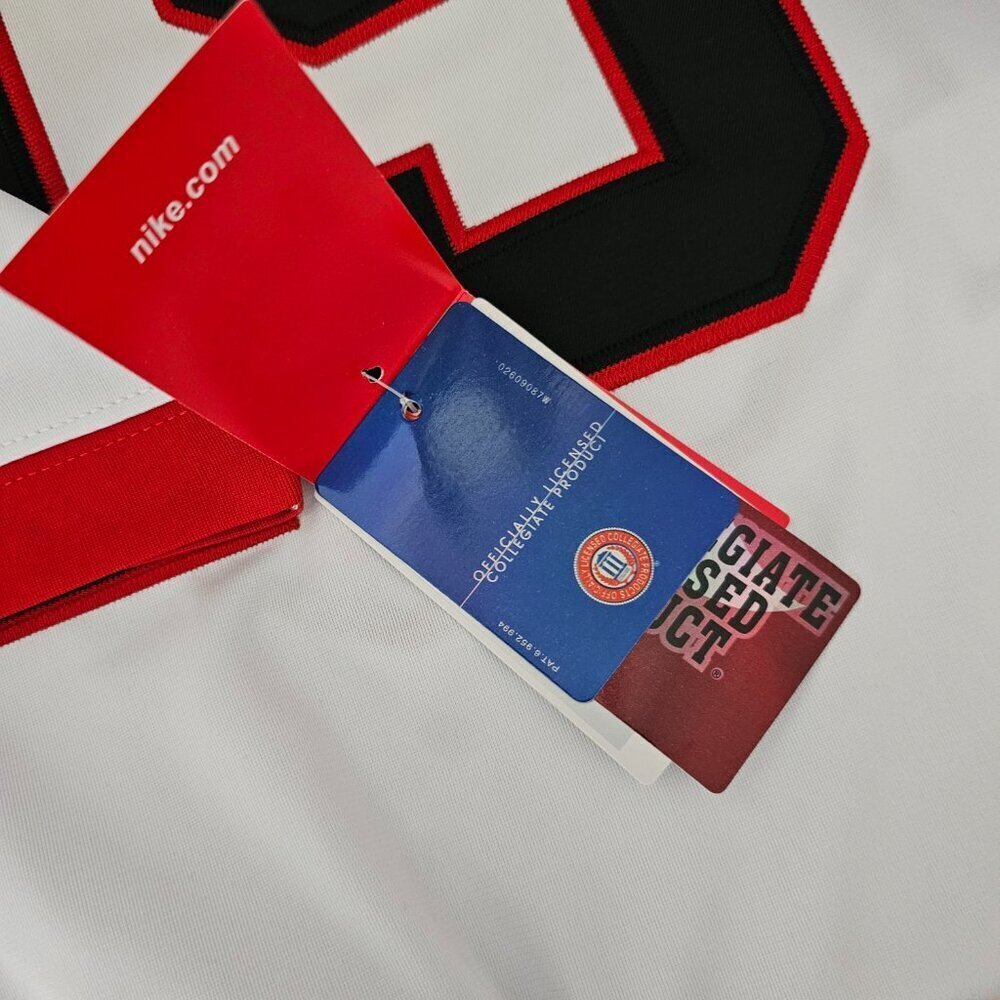 Stitched #15 Carson Beck Georgia Bulldogs College Nike White Football Jersey New - Picture 9 of 14